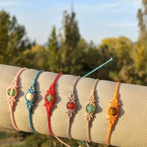 Bracelets macramé - accueil