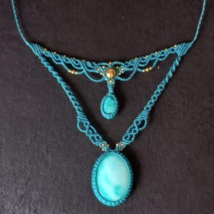 Collier turquoise - produit