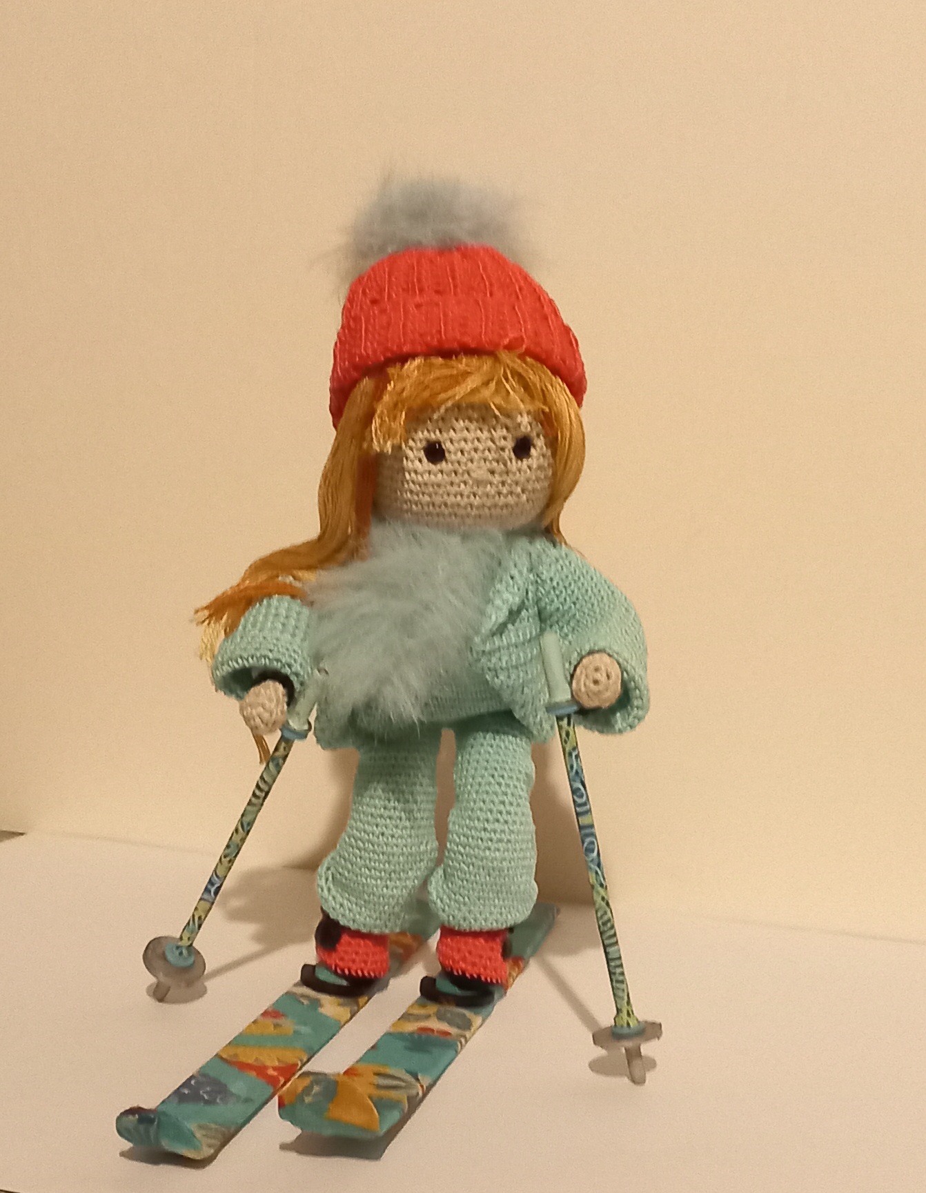 Poupée skieuse - produit